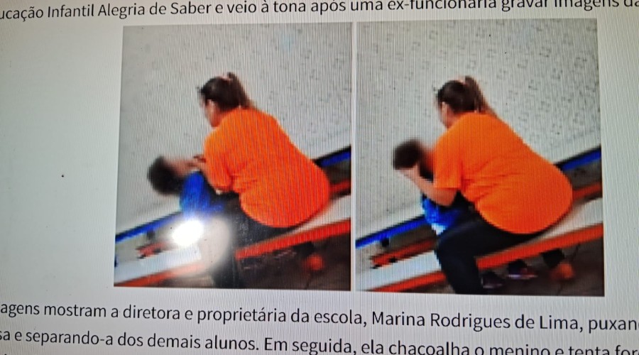 Como confiar??? Diretora de escola infantil é flagrada agredindo criança de dois anos… Assistam ao vídeo!!!
