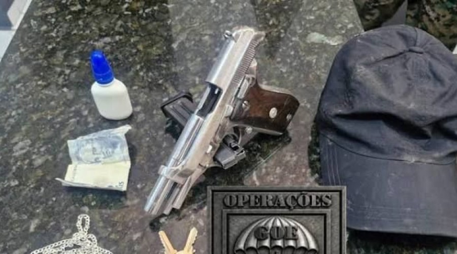 Caxias: Adolescente é apreendido após jogar arma em telhado durante abordagem