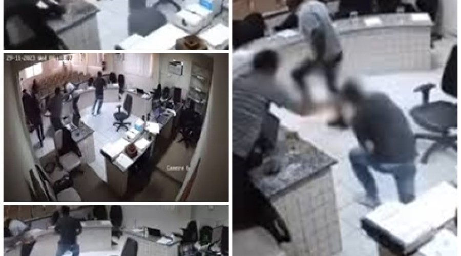 Vídeo: filho atira contra assassino do pai durante júri em Pernambuco